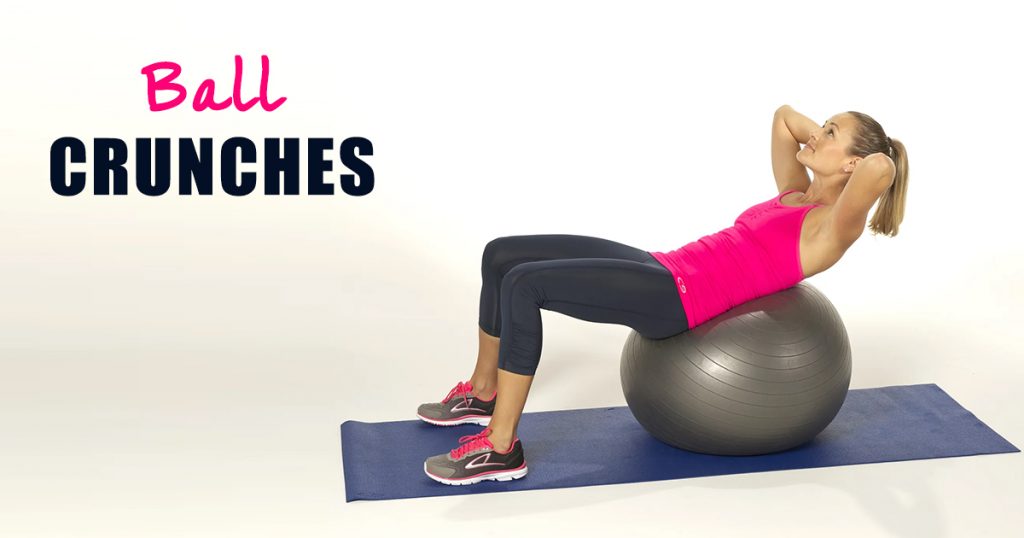 ball crunch exercises